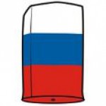 Небесный фонарик Флаг России